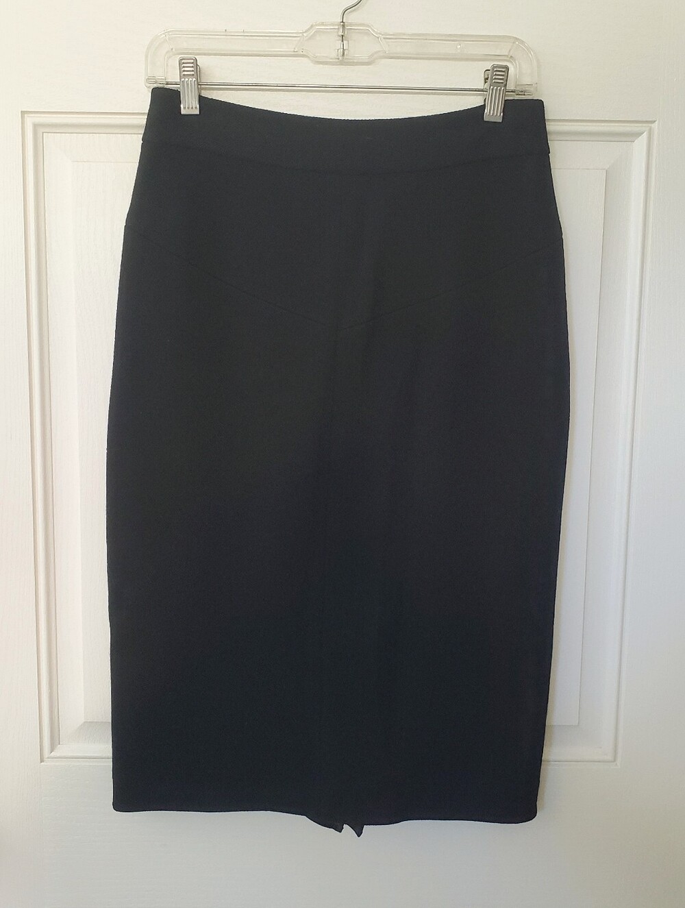 Diane Von Furstenberg Classic Black Pencil Skirt - Women's 8 Professional Skirt